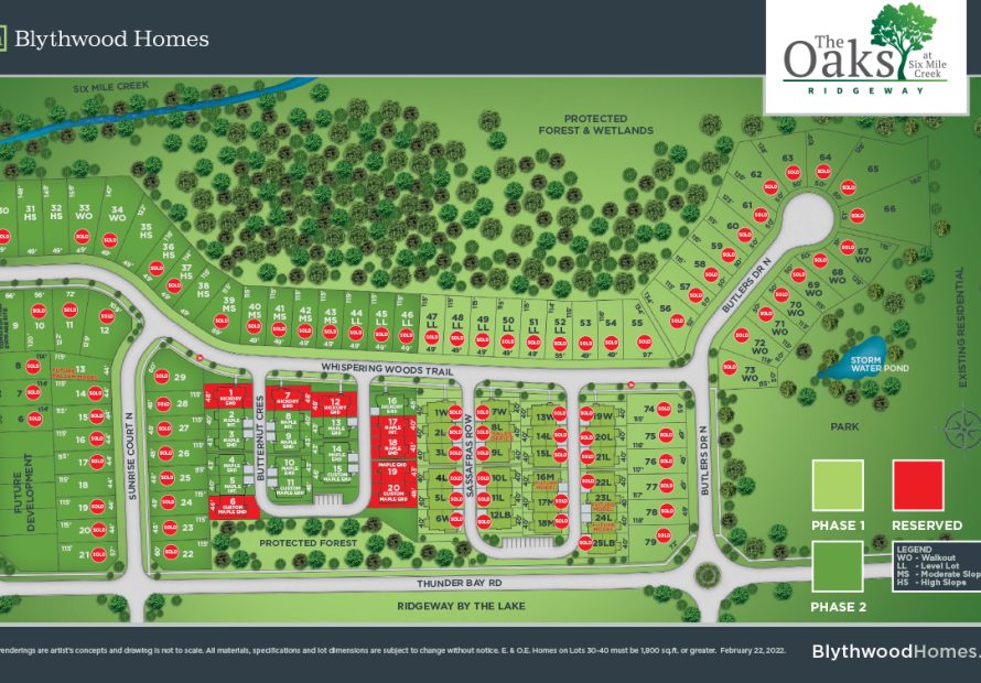 The Oaks Site Plan