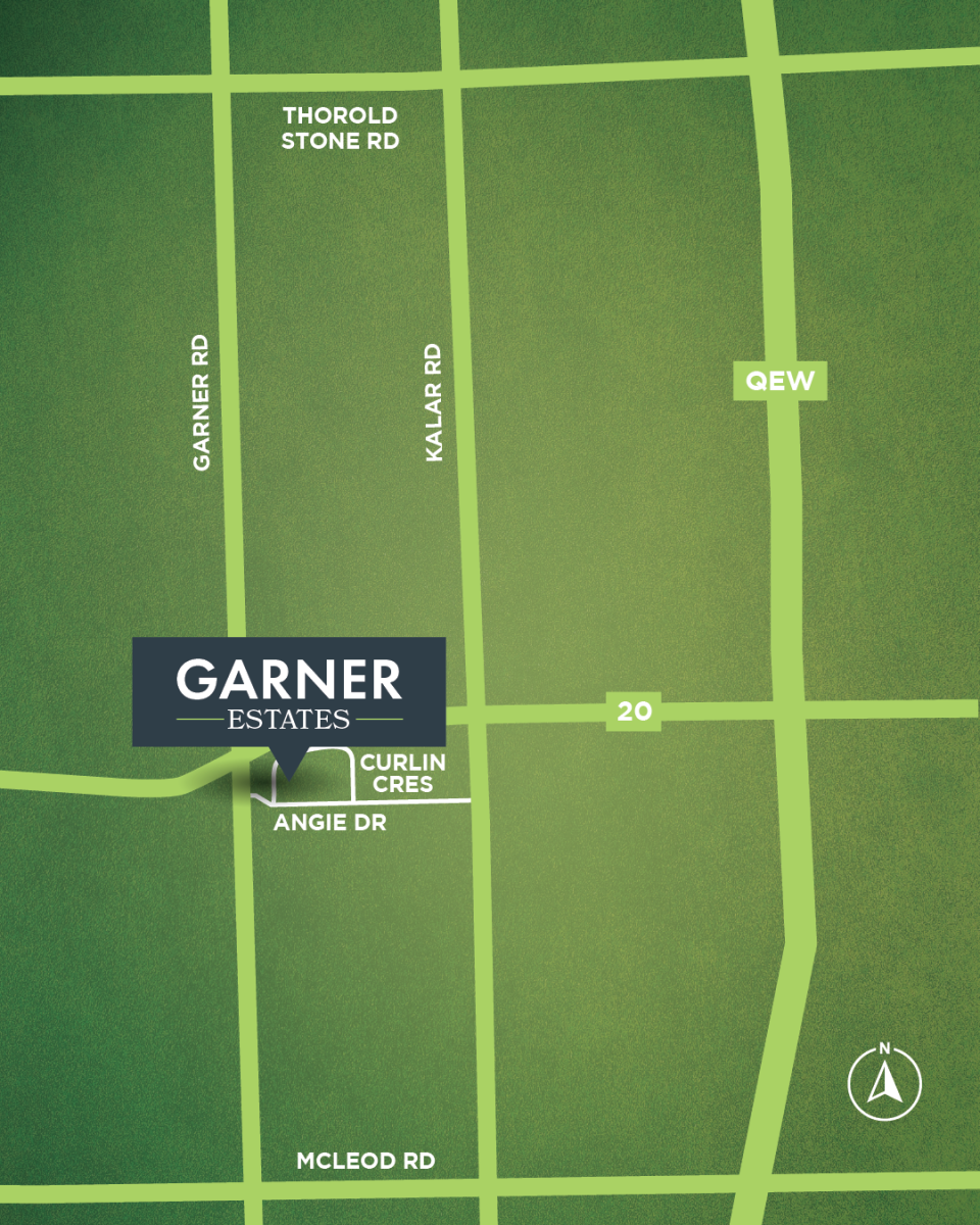 Garner Estates Location Map