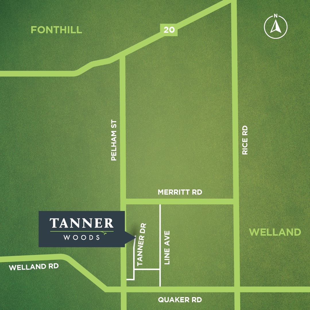 Tanner Woods Location Map